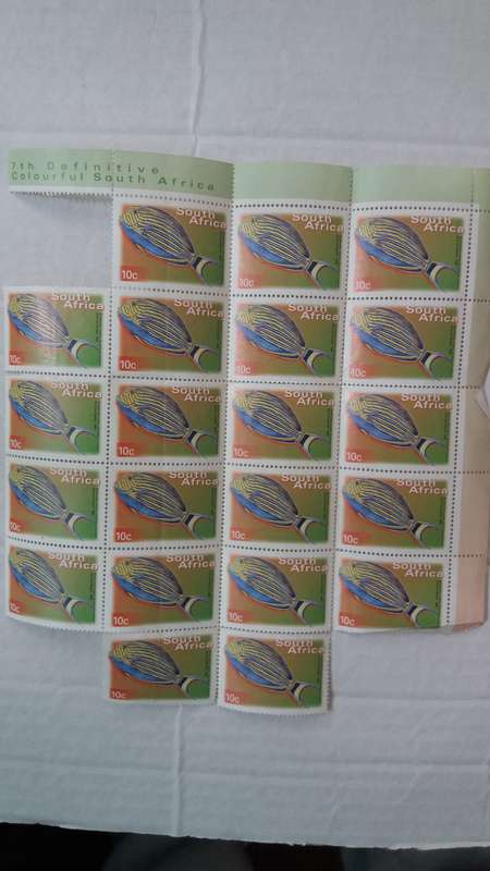South Africa 2006 7th Definitive 10 cents * 21 unused stamps*