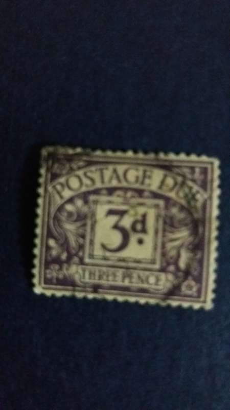 Great Britain Postage due 1937 3d pence *Used*