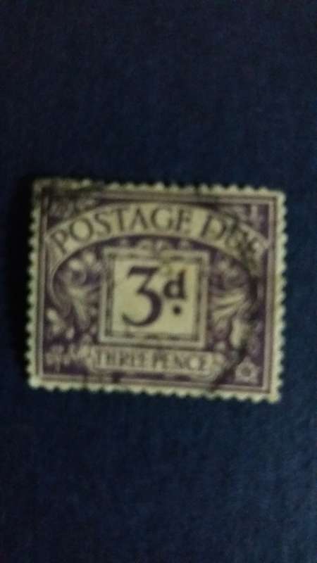 Great Britain Postage due 1937 3d pence *Used*