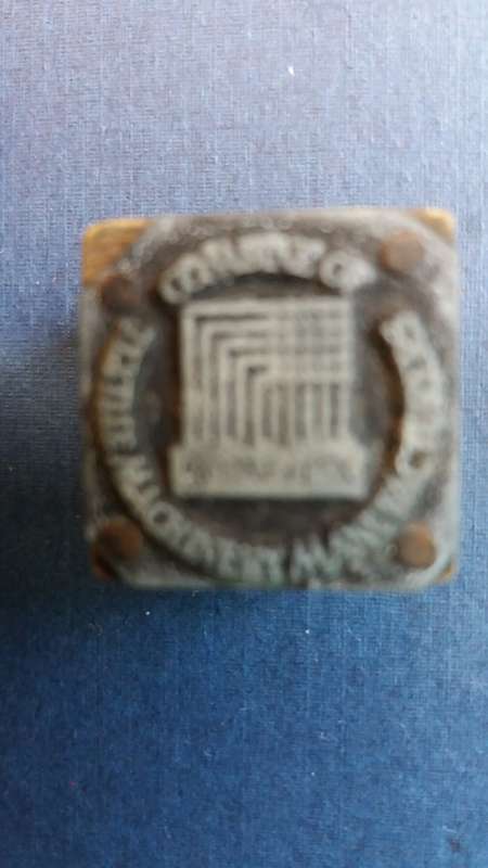 Vintage office Trodat date stamp set for 1972 to 1983 and 2 x wooden stamps