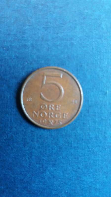 Norway 1973 5 ore * Norwegian Lion*