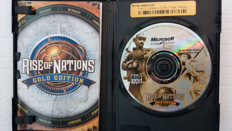 Age of Mythology , The Titans , Rise of Nations & Age of Empires * 4 PC-CD GAMES*