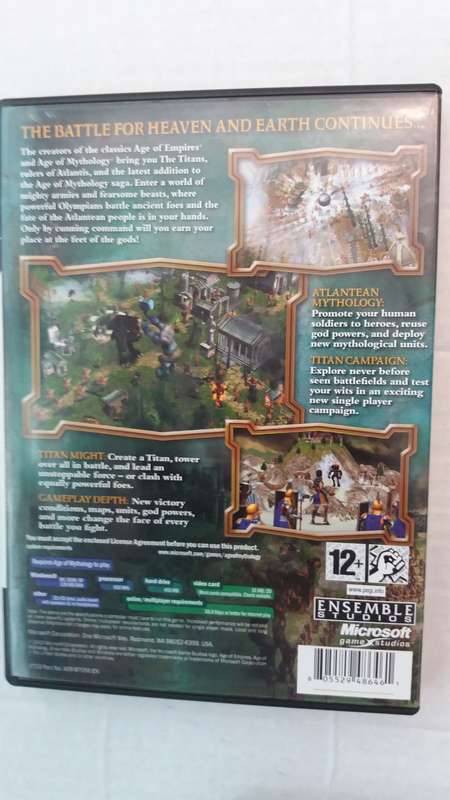 Age of Mythology , The Titans , Rise of Nations & Age of Empires * 4 PC-CD GAMES*