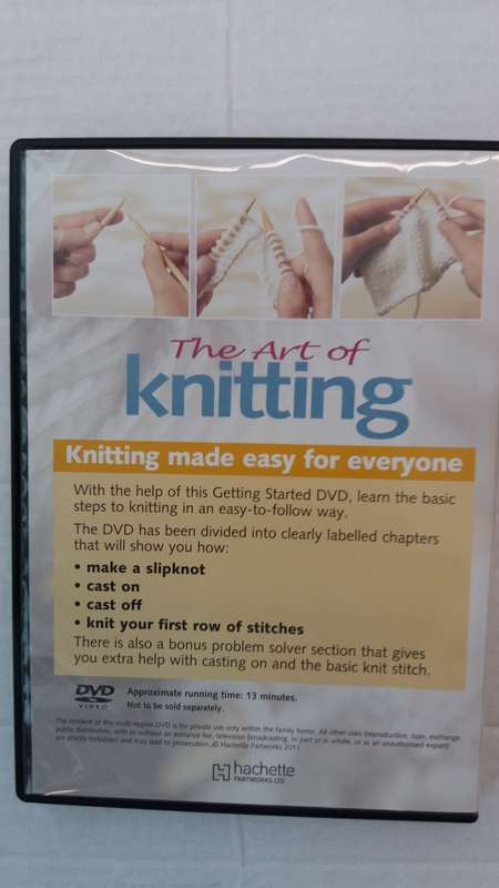 The art of Knitting getting started *DVD*