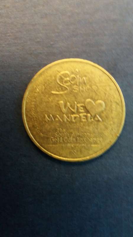 Scoin Medallion - We love Mandela 2013