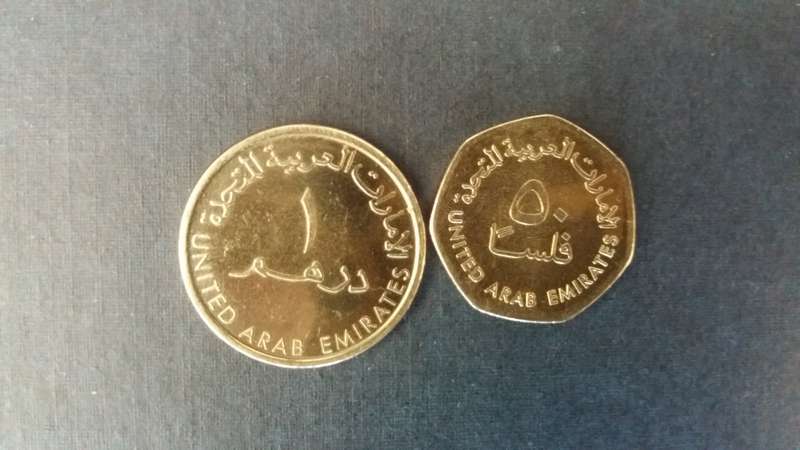 United Arab Emirates 2013 1 Dirham & 50 Fils  * 2 X coins*
