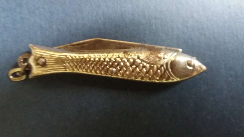 Rare Vintage Collectable Okapi Fish Vintage folding knife Original Made in Germany