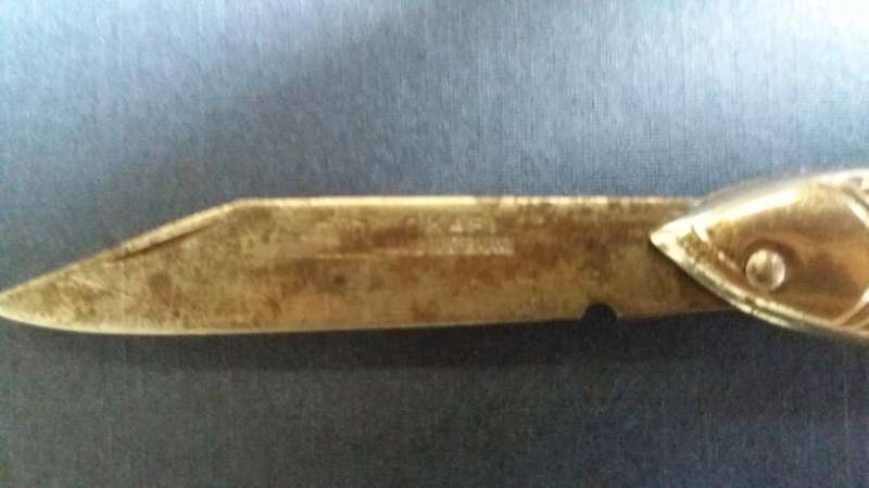 Rare Vintage Collectable Okapi Fish Vintage folding knife Original Made in Germany
