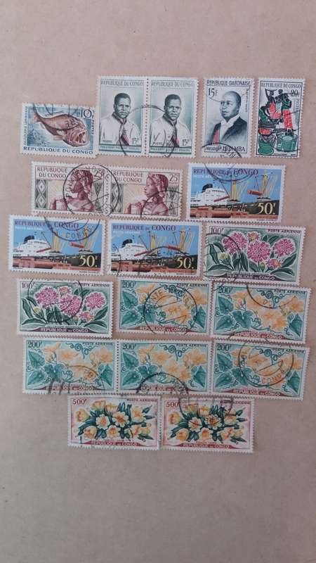 Republic of Congo 1961 / 1963  *19x stamps*