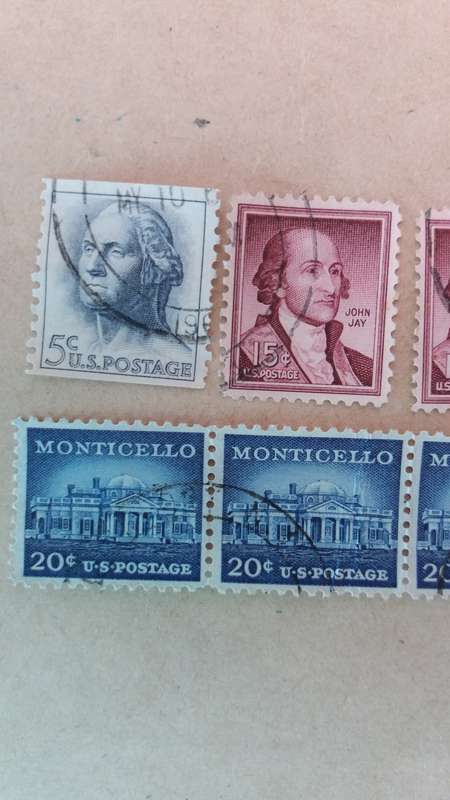 United states  of America 1955 - 1958  * 13 x stamps*