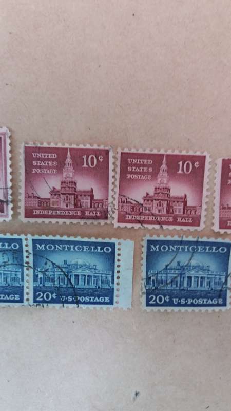 United states  of America 1955 - 1958  * 13 x stamps*