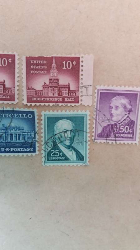 United states  of America 1955 - 1958  * 13 x stamps*