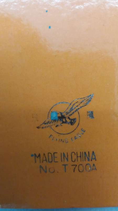 + 621 World Stamps from 1960s including RSA in Vintage Flying Eagle Album 16 Pages * 32x26x2*