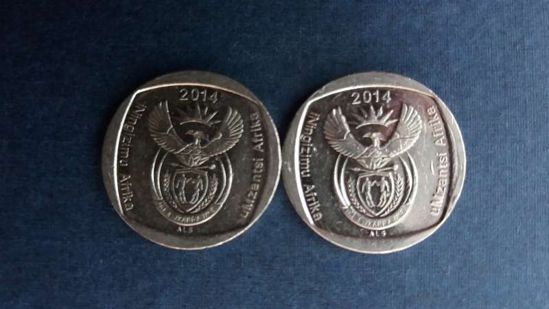 South Africa 2014 R2 100 Years  Anniversary of the Union Building * 2 x coins*