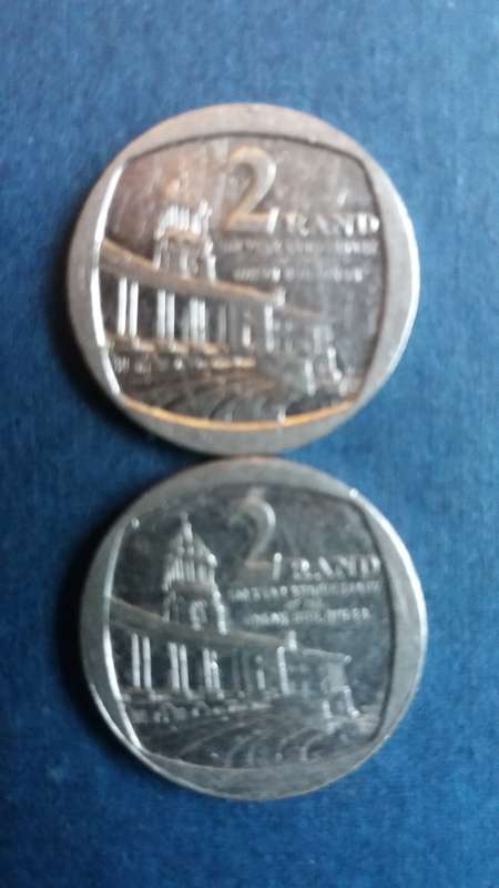 South Africa 2013/2014 R2 100 Years  Anniversary of the Union Building * 2 x coins*