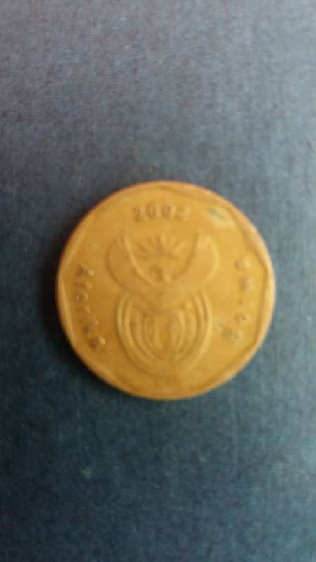South Africa 2002 50 cents - 10 years of South African football team `Bafana Bafana`