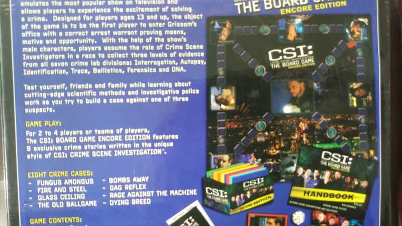 CSI the Board Game - Encore Edition