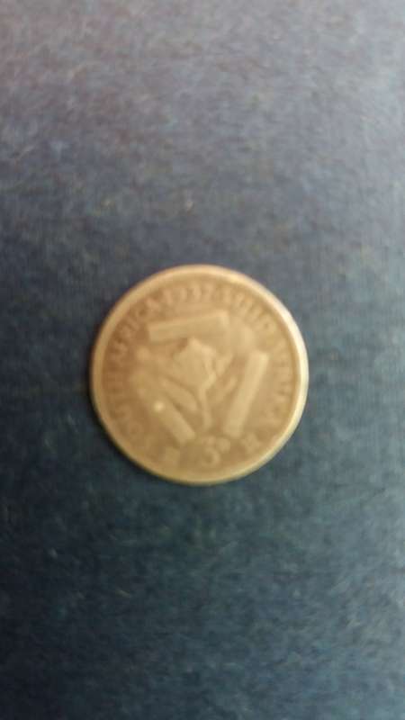 South Africa 1937 3 Pence * 80% Silver*