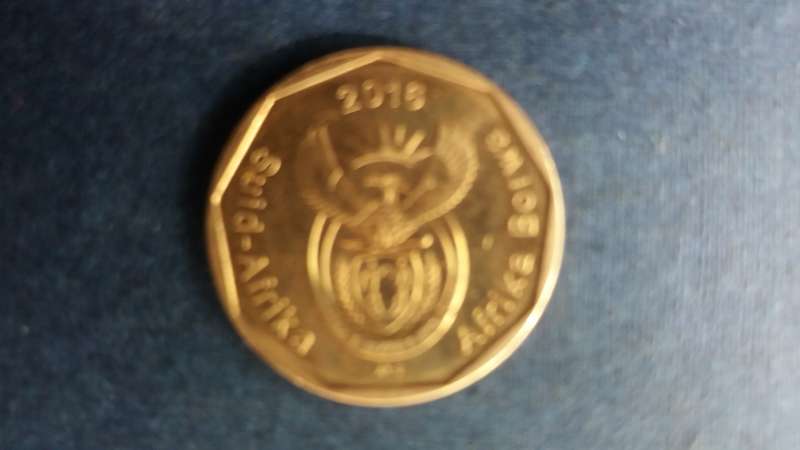 South Africa 2016 50 cents *AU/UNC condition*