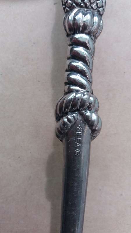 Vintage Silea Salad Serving Fork & Spoon - Silver Plated