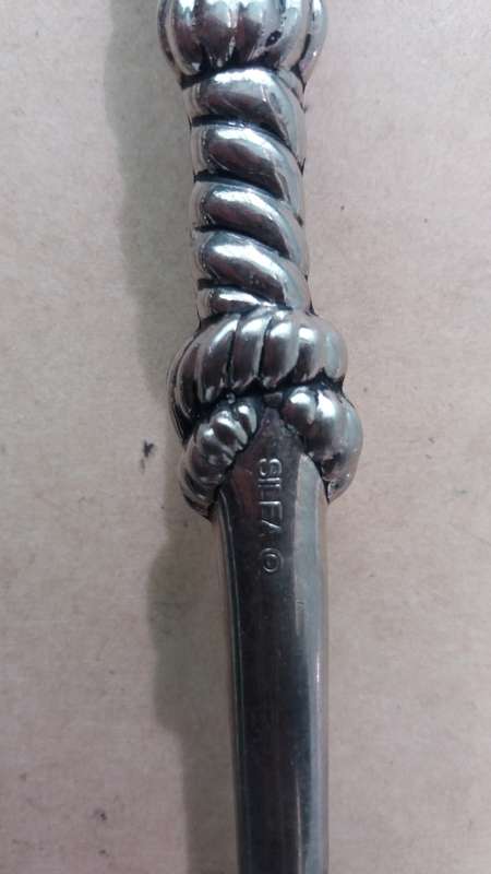 Vintage Silea Salad Serving Fork & Spoon - Silver Plated
