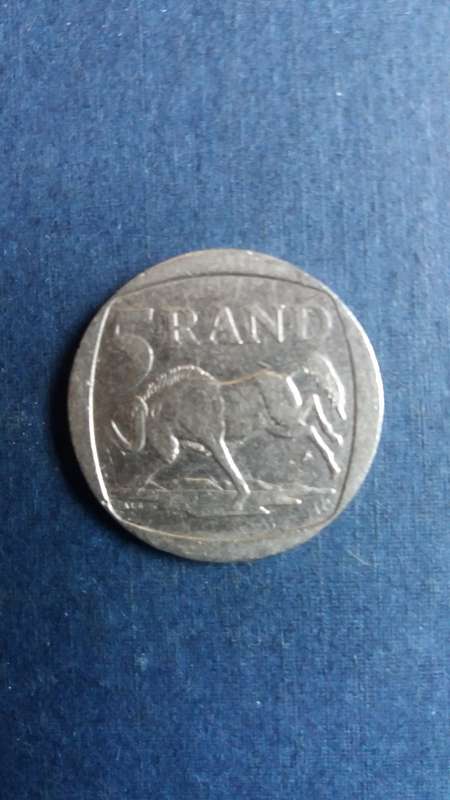 South Africa 2001 R5 - Mintage 2 million