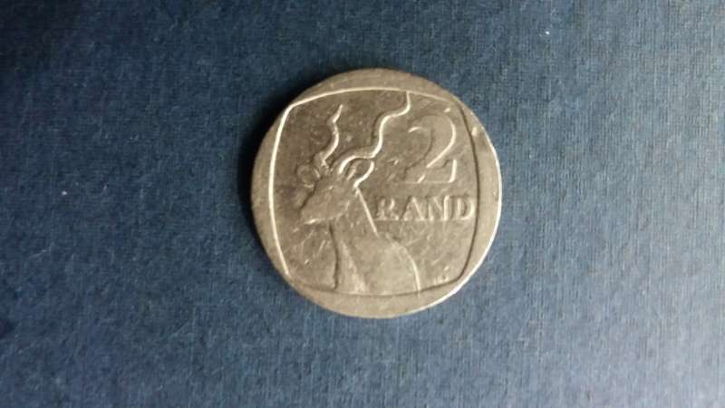 South Africa 1999 R2 * Mintage 4.8 Million Scarce to find*