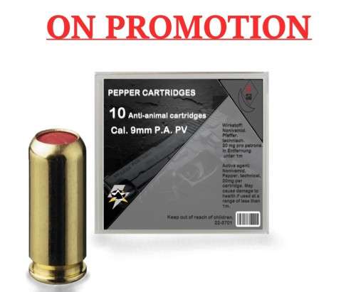 9MM Pepper Cartridges