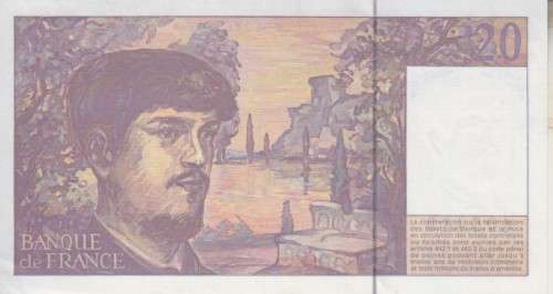 FRANCE 20 FRANCS DEBUSSY 1995 P151 A-UNC