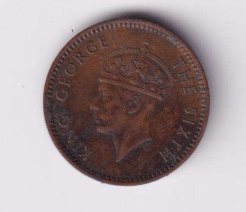 MAURITIUS ONE CENT 1952 - SEE SCANS