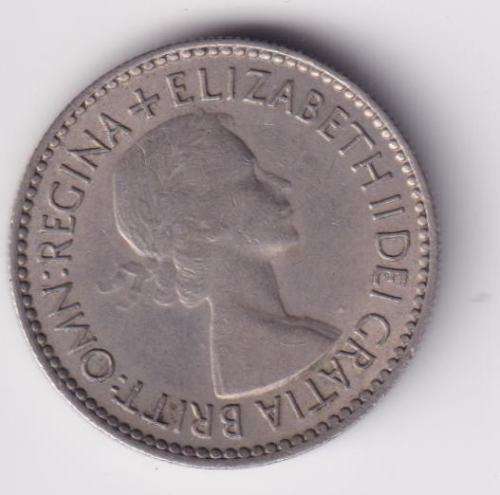 GREAT BRITAIN SIX PENCE1953 KM#903  COPPER/NICKEL - SEE SCANS