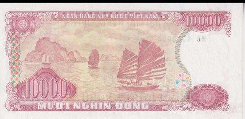 Vietnam 10000 Dong 1993 P 115 UNC