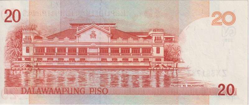 PHILIPPINES 20 PISO 2010 P182 UNC