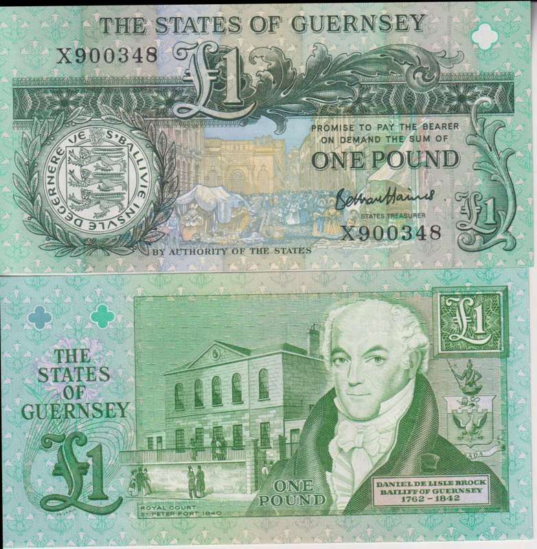 Guernsey 1 Pound 1990 (2016) UNC