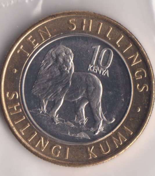 KENYA: Coins Set : 1, 5, 10, 20 SHILLINGS. 2018. All Mint with AFRICAN ANIMALS