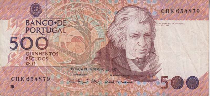 Portugal, 500 Escudos, 1993, P-180e VF