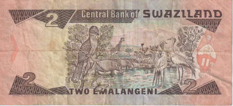 SWAZILAND - 2 EMALANGENI - ND1987 - P13a VF