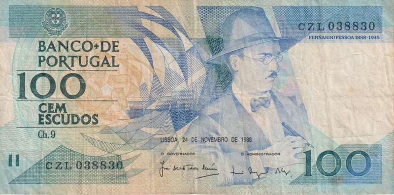 Portugal, 100 Escudos 1988 P-179 VF