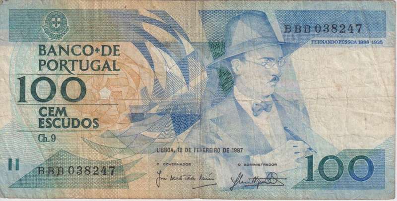 Portugal, 100 Escudos 1988 P-179 F