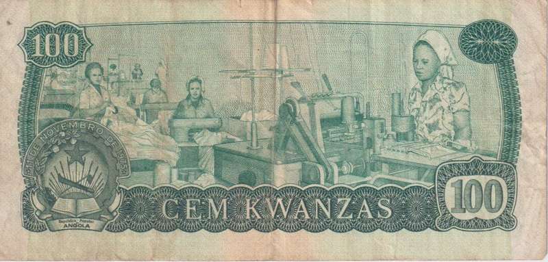 ANGOLA 100 KWANZAS 1979 P115 VF