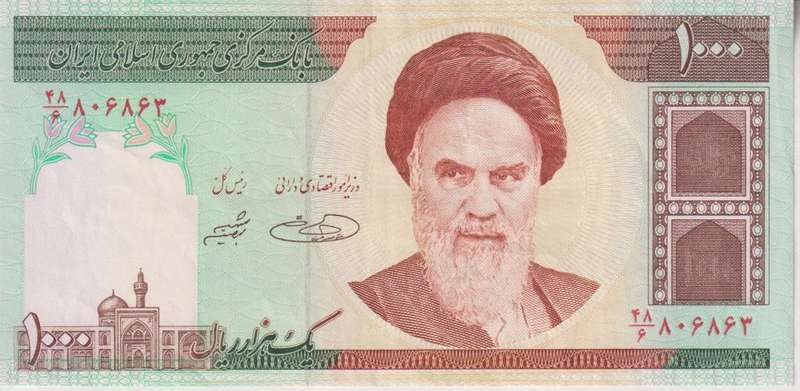 IRAN 1000 RIALS 2005 P143e UNC