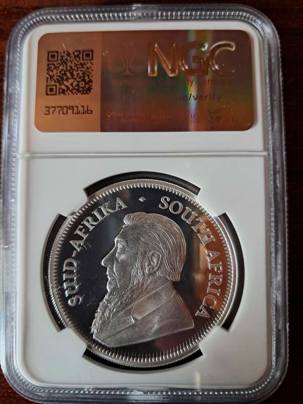 2024 SILVER 1 OZ KRUGER RAND NGC SLABBED PF69 ULTRA CAMEO