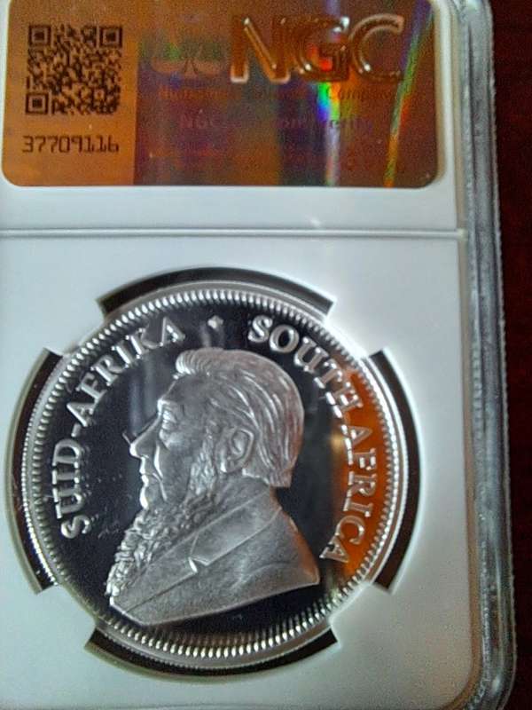 2024 SILVER 1 OZ KRUGER RAND NGC SLABBED PF69 ULTRA CAMEO