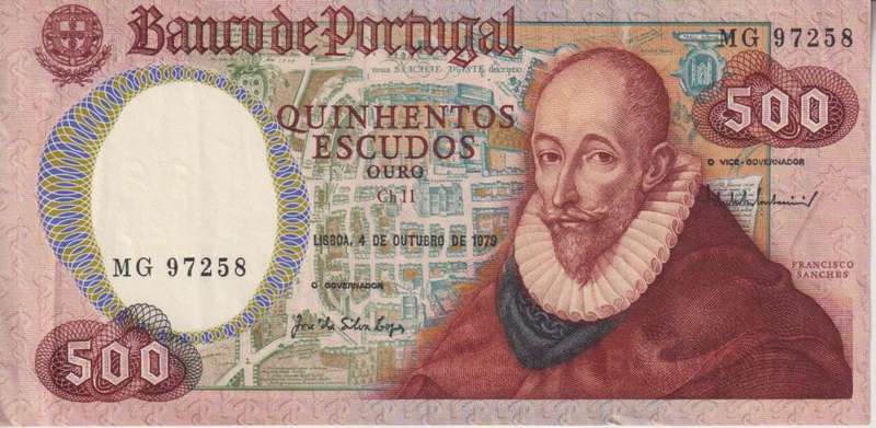 Portugal 500 Escudos 1979 P 177 VF