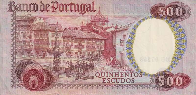 Portugal 500 Escudos 1979 P 177 VF