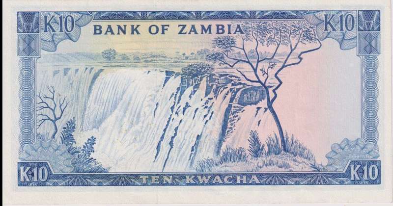 Zambia, 10 Kwacha, ND (1976), P-22, UNC - SCARCE