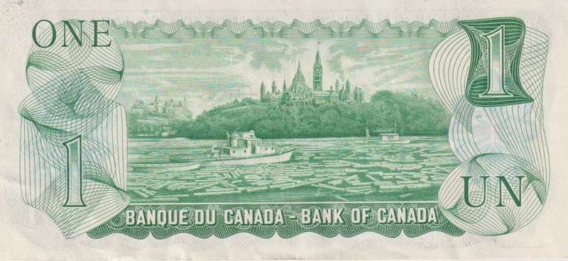 CANADA 1 DOLLAR 1973 P85 VF+