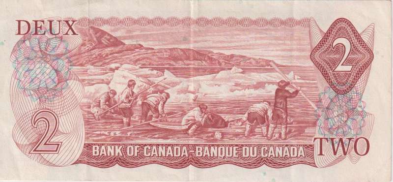 CANADA 2 DOLLAR 1974 P86 VF+