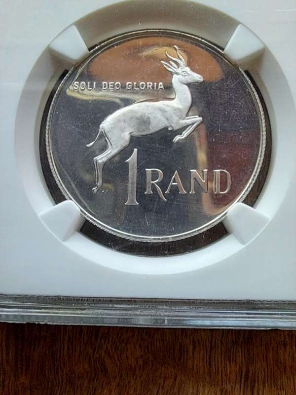1982 Proof SILVER 1 R RSA NGC GRADED Ultra Cameo PF64