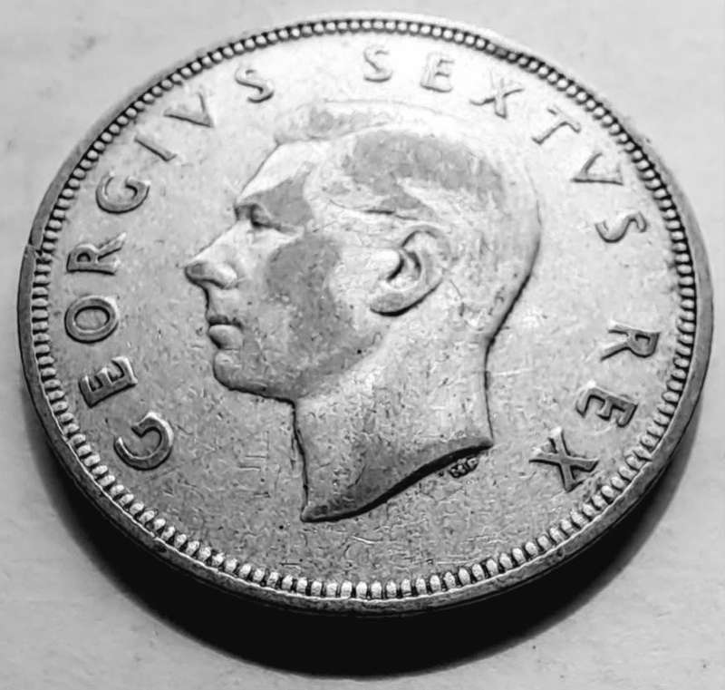 UNION OF SOUTH AFRICA - 2½ SHILLINGS  1952 GEORGE V1 - see scan